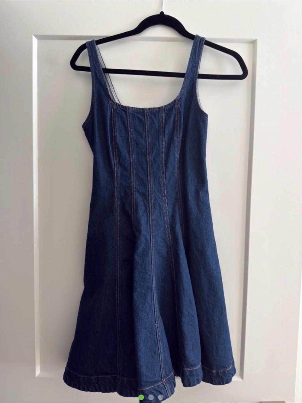 Kate Spade Denim A-Line Tank Dress in Dark Blue